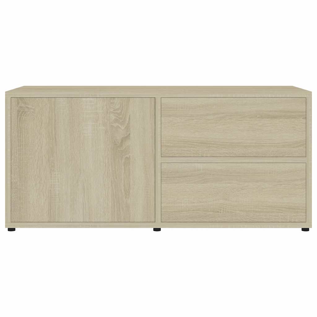 801853 vidaXL TV Cabinet Sonoma Oak 80x34x36 cm Engineered Wood