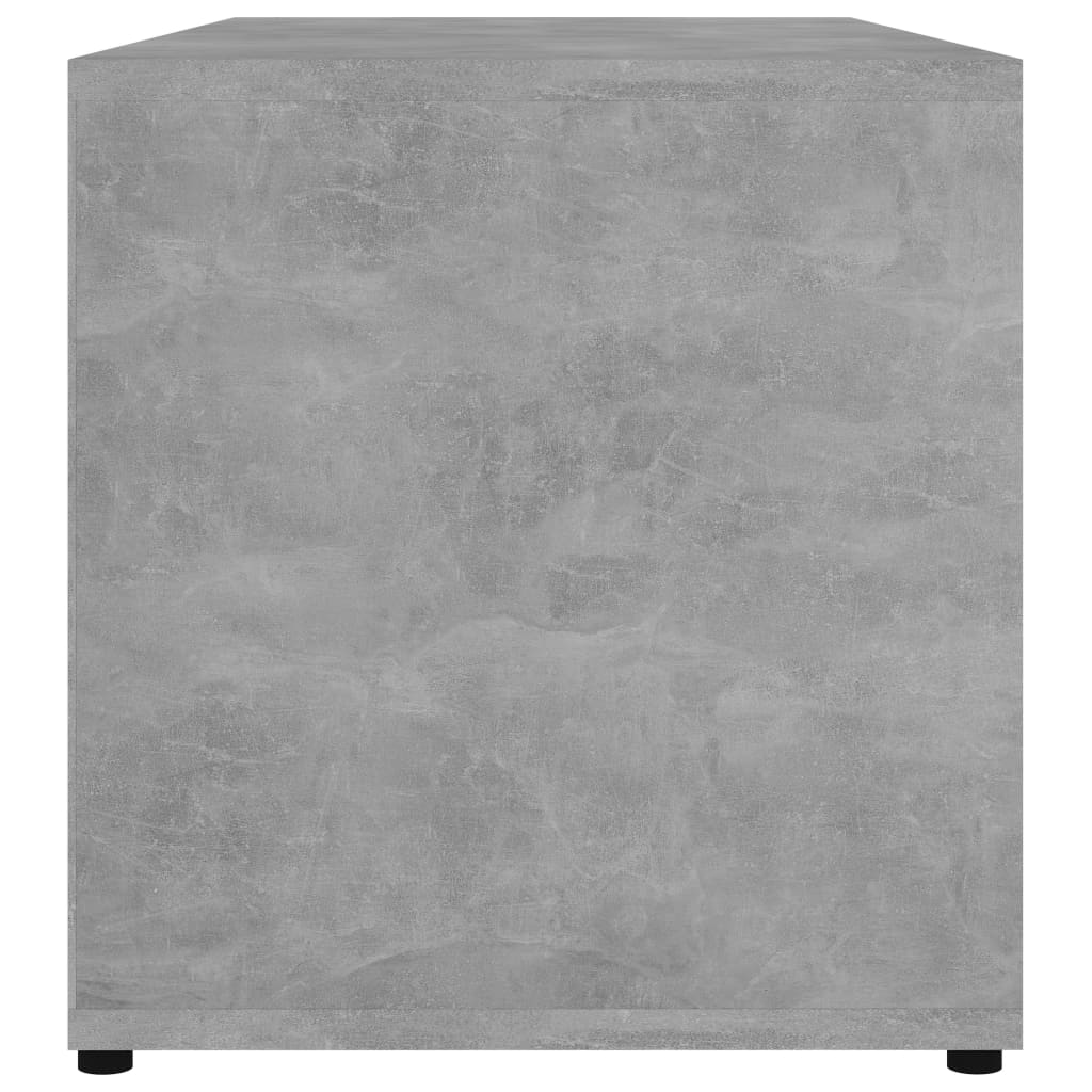 vidaXL TV Cabinet Concrete Grey 80x34x36 cm Engineered Wood