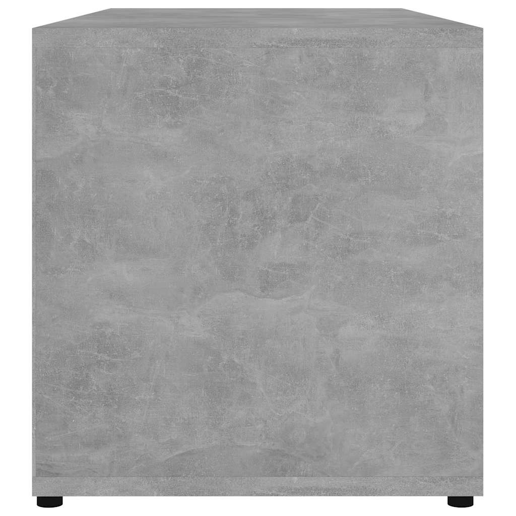 801854 vidaXL TV Cabinet Concrete Grey 80x34x36 cm Engineered Wood