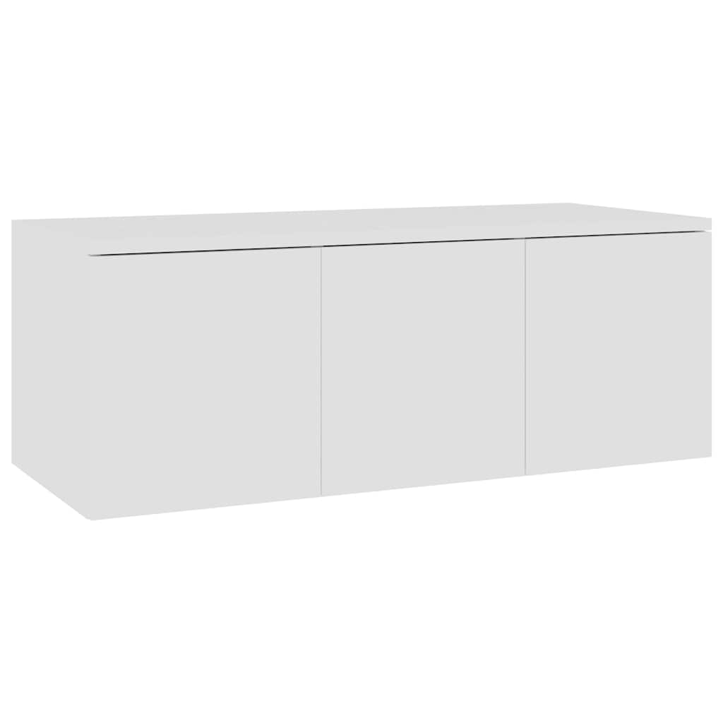 801859 vidaXL TV Cabinet White 80x34x30 cm Engineered Wood