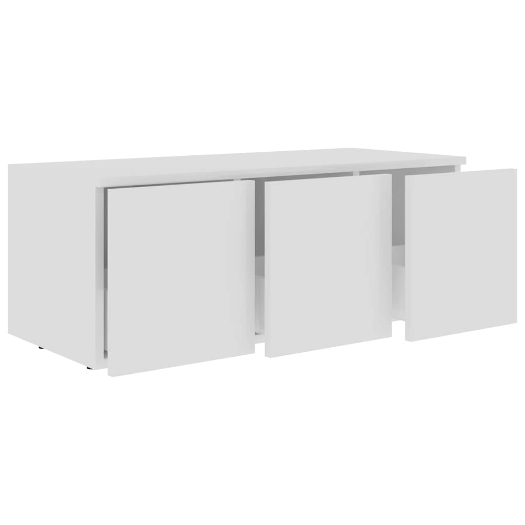 801859 vidaXL TV Cabinet White 80x34x30 cm Engineered Wood