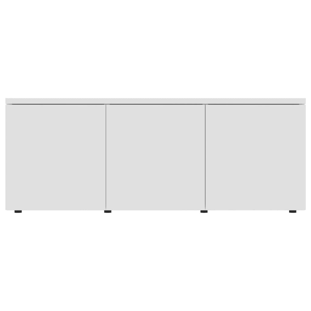 vidaXL TV Cabinet White 80x34x30 cm Engineered Wood