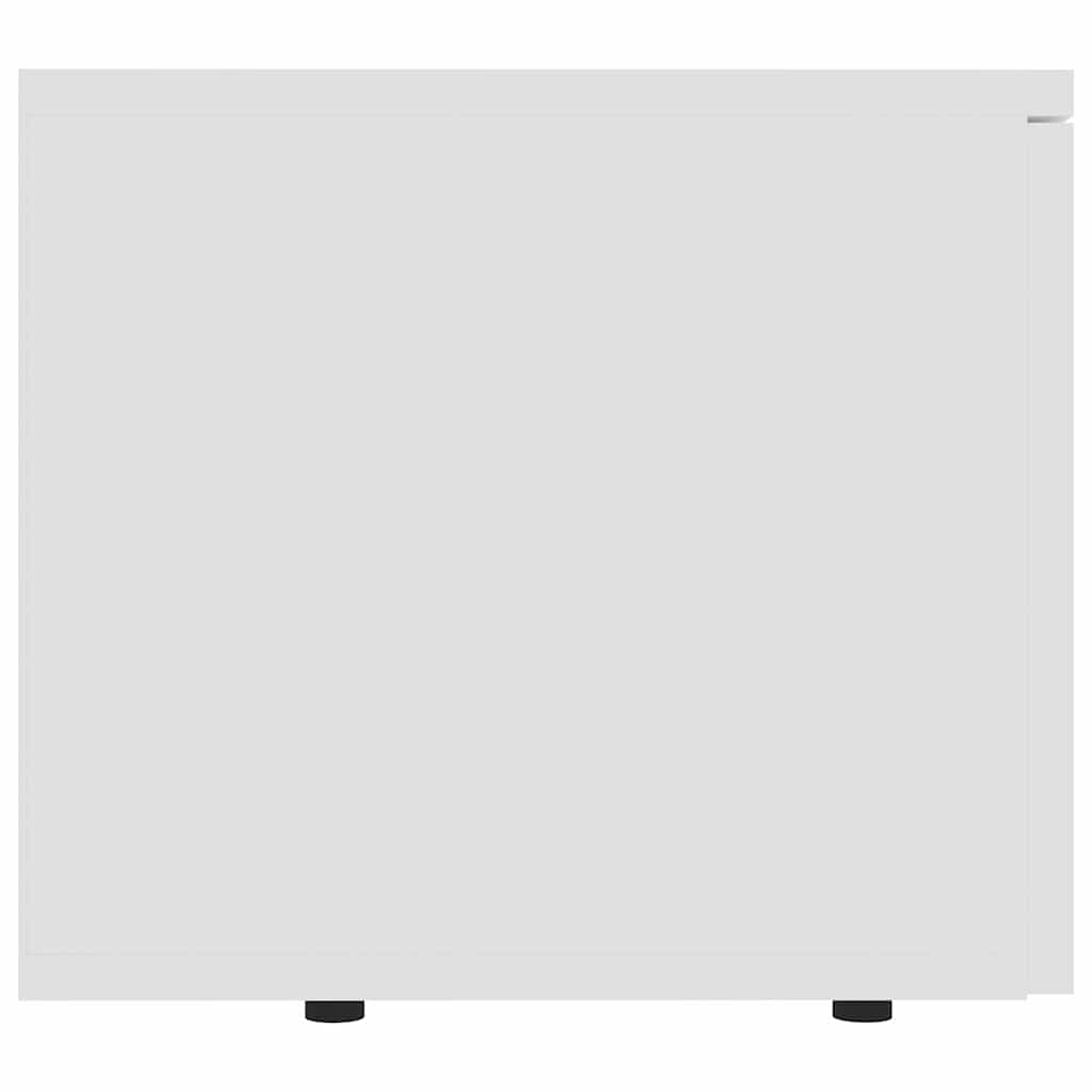801859 vidaXL TV Cabinet White 80x34x30 cm Engineered Wood
