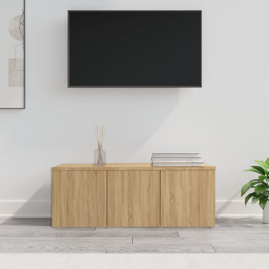 801862 vidaXL TV Cabinet Sonoma Oak 80x34x30 cm Engineered Wood