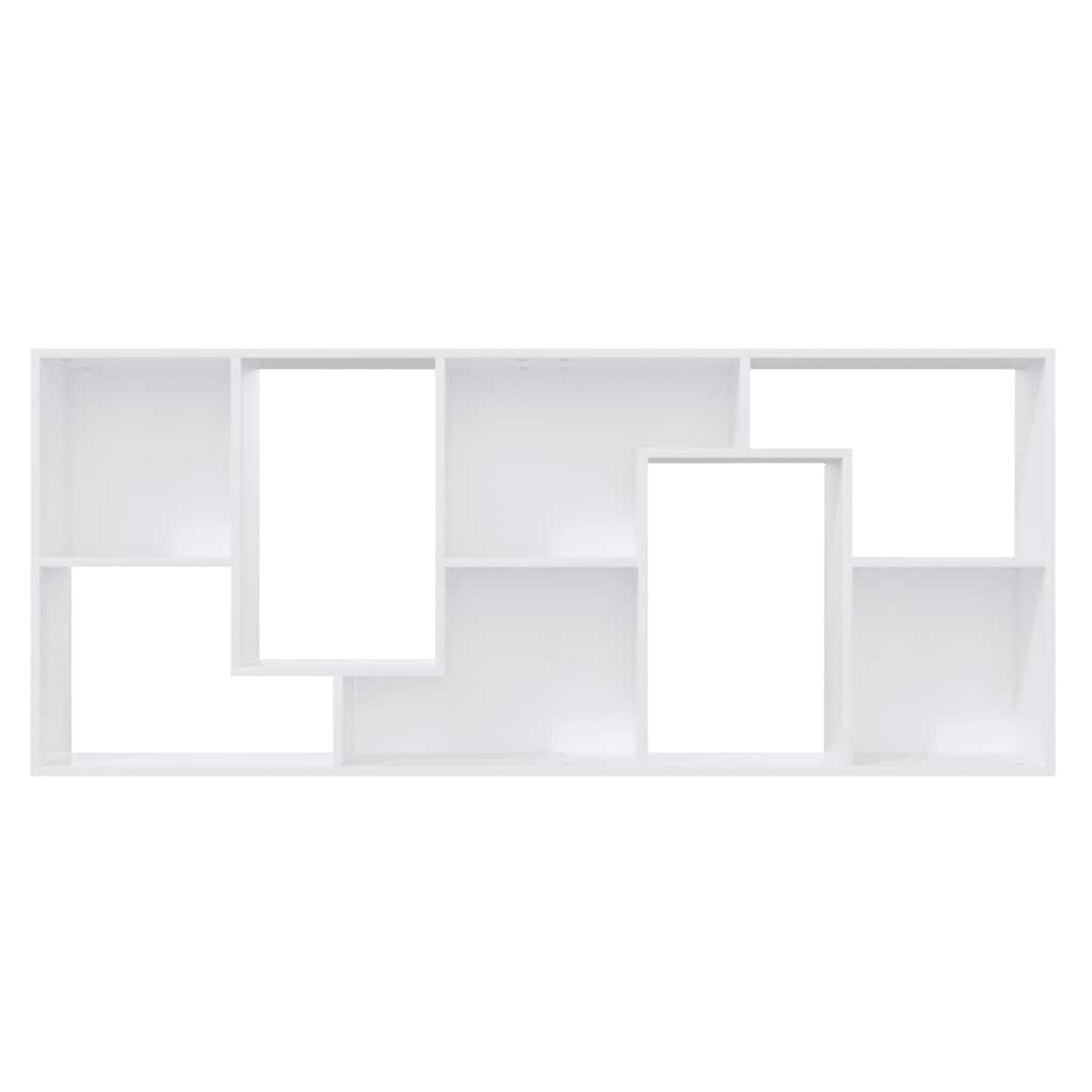 Book Cabinet White 67x24x161 cm Engineered Wood