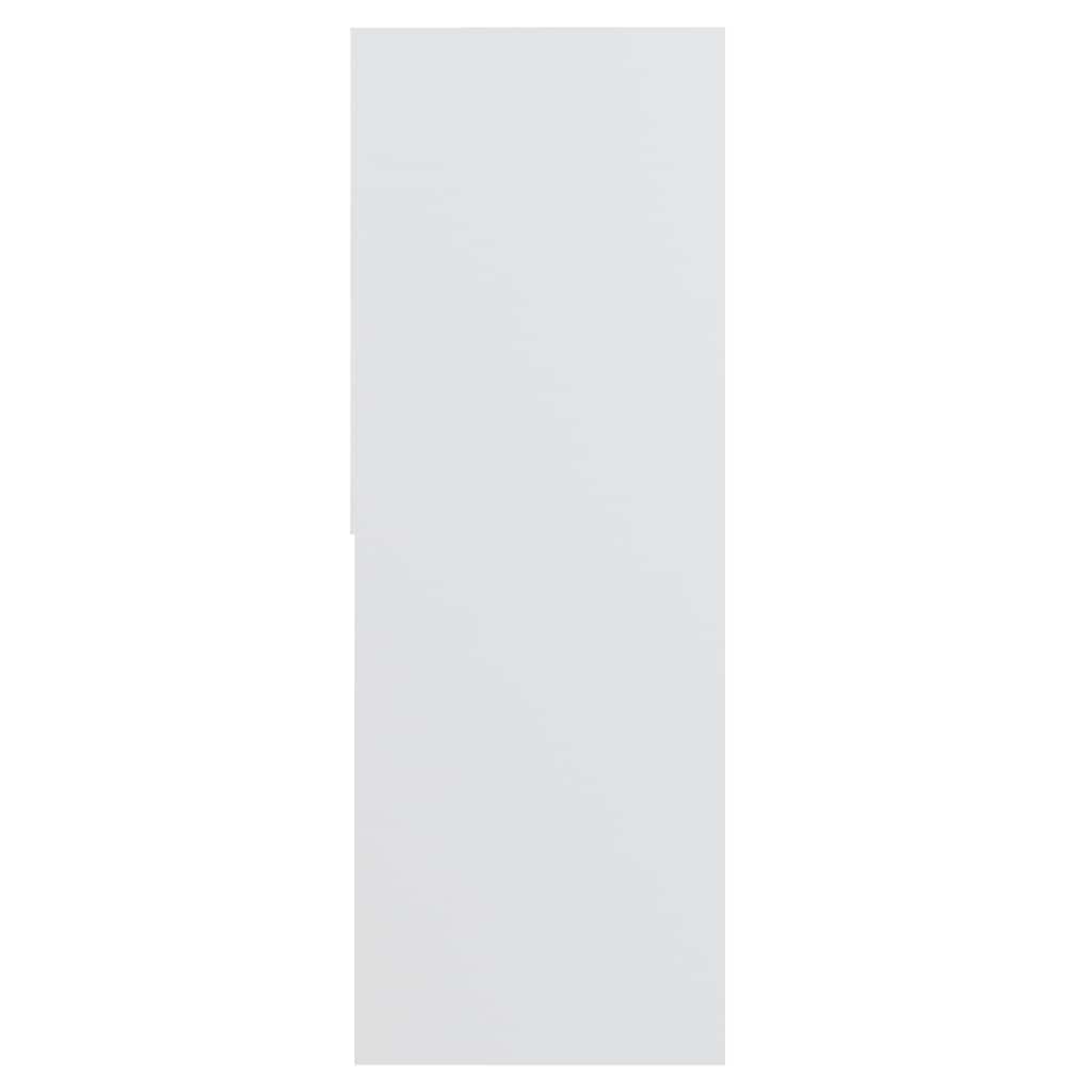 Book Cabinet White 67x24x161 cm Engineered Wood