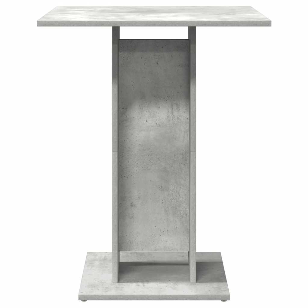 vidaXL Bistro Table Concrete Grey 60x60x75 cm Engineered Wood