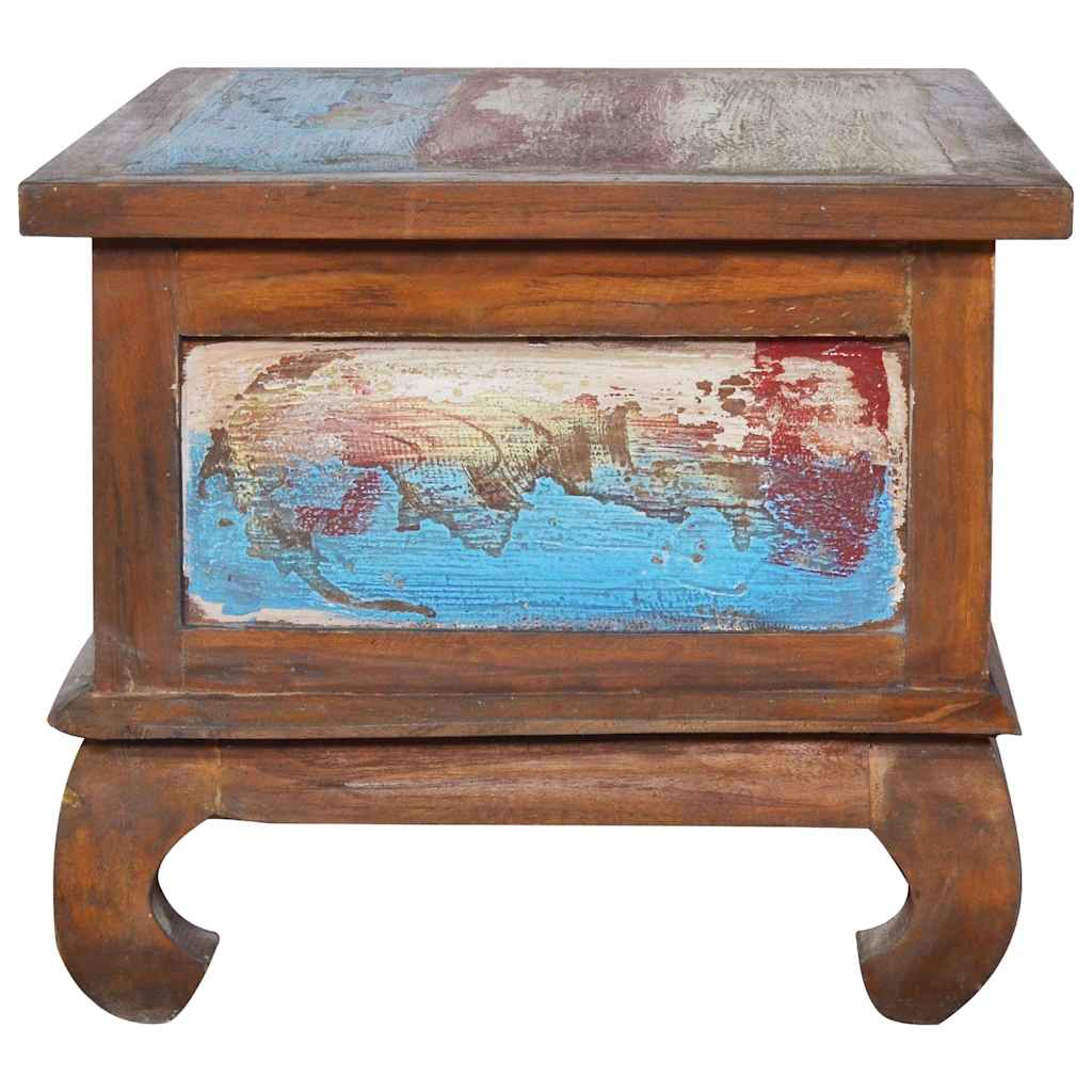 289057 vidaXL Coffee Table 80x50x40 cm Reclaimed Teak Wood