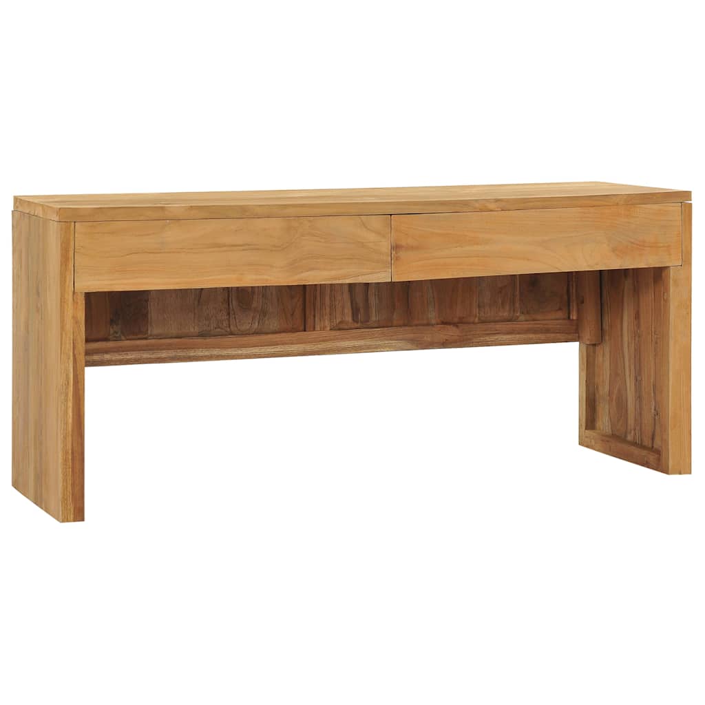 288843 vidaXL TV Cabinet 100x35x45 cm Solid Teak Wood
