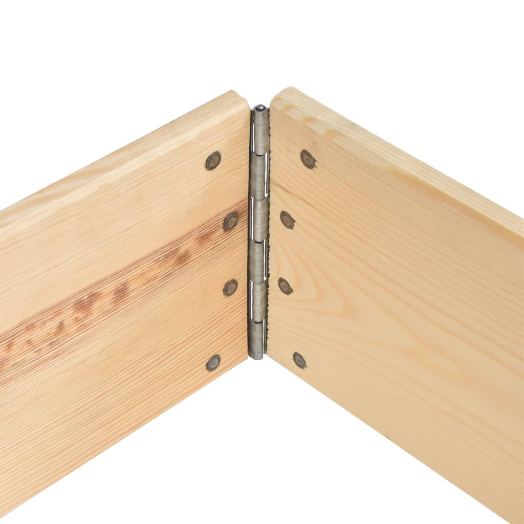 Pallet Collar 80x120 cm Solid Pine Wood
