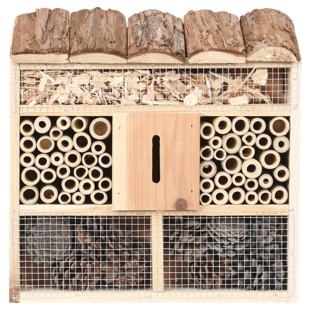47242 vidaXL Insect Hotel 30x10x30 cm Firwood