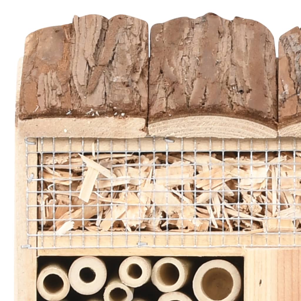 47242 vidaXL Insect Hotel 30x10x30 cm Firwood