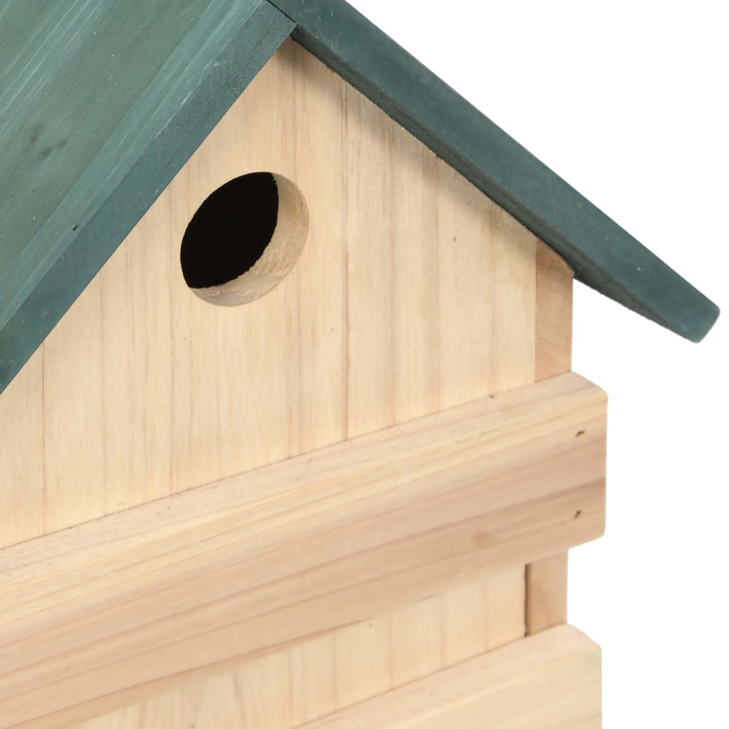 vidaXL Bird Houses 4 pcs 23x19x33 cm Firwood