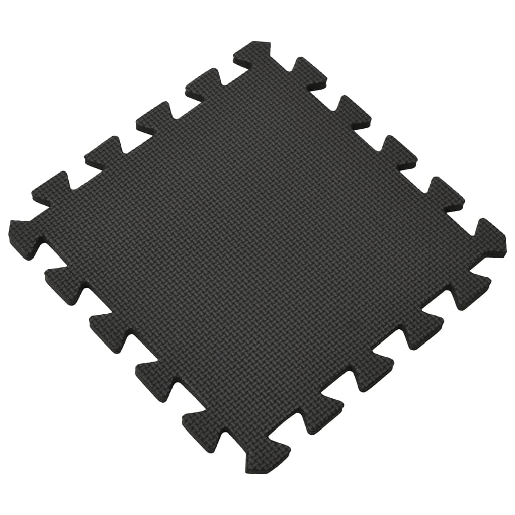 vidaXL Floor Mats 54 pcs 4.86㎡ EVA Foam Black