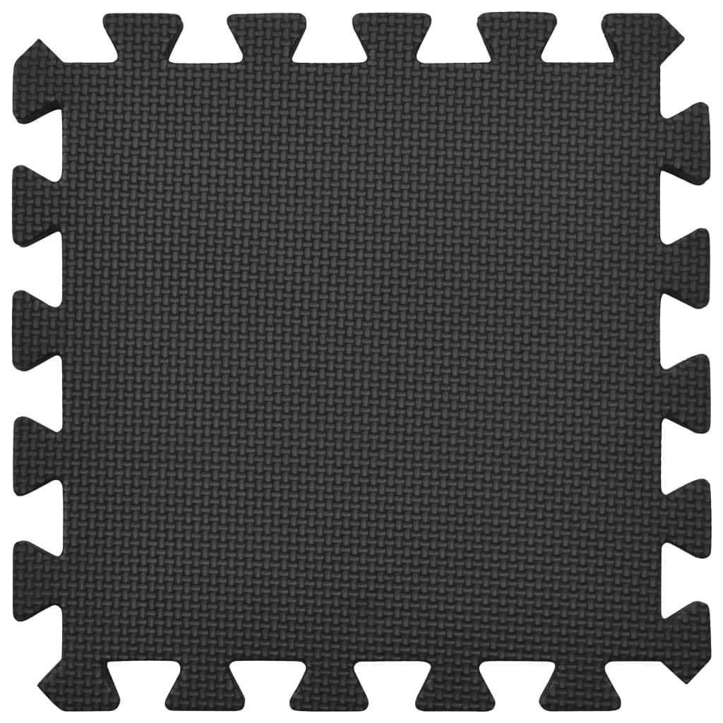 vidaXL Floor Mats 54 pcs 4.86㎡ EVA Foam Black