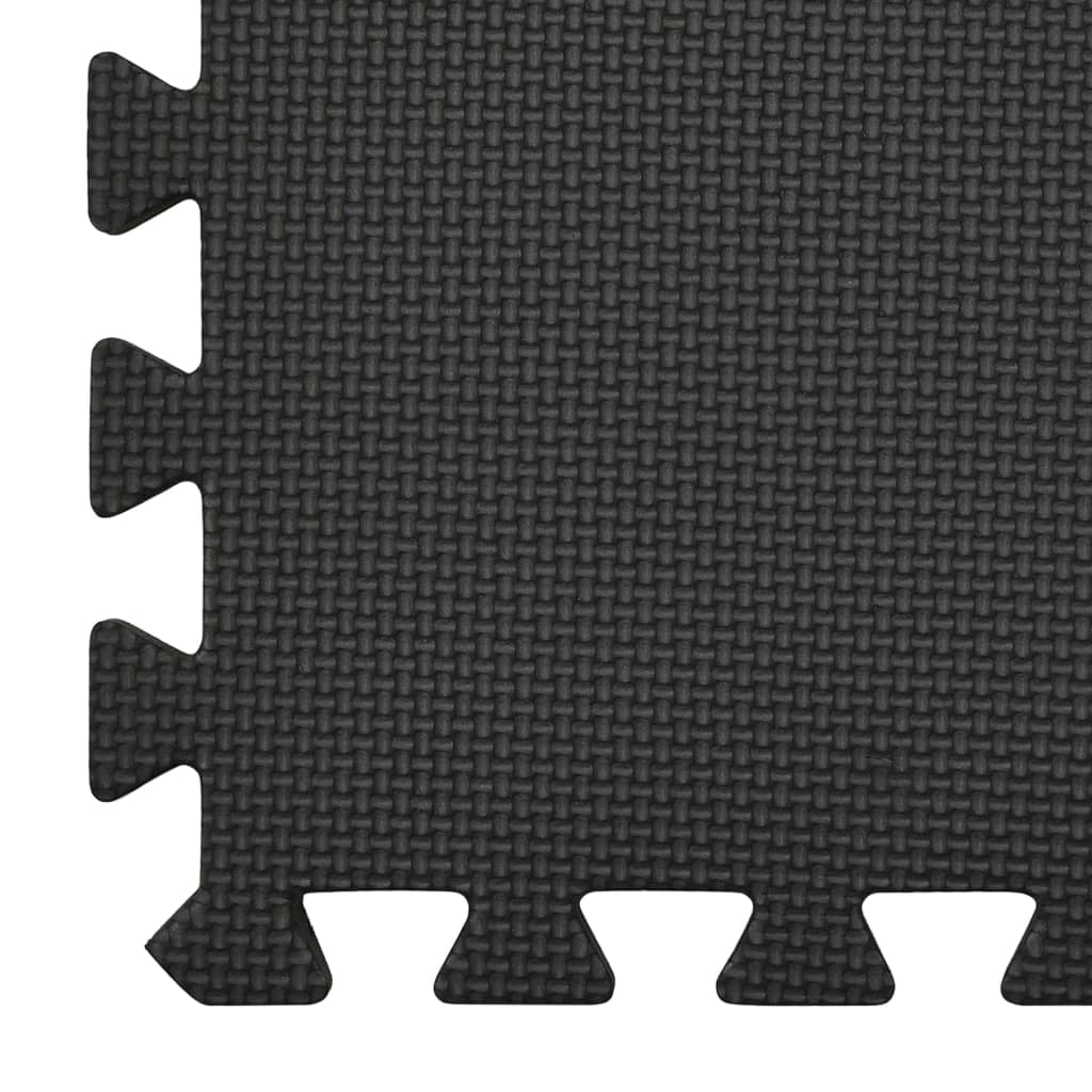 vidaXL Floor Mats 54 pcs 4.86㎡ EVA Foam Black
