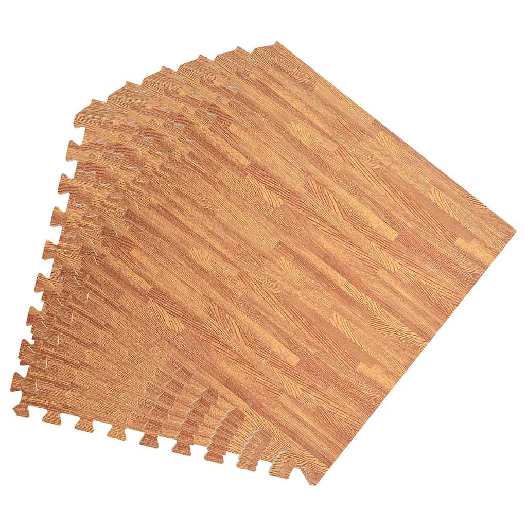 Floor Mats 24 pcs Wood Grain 8.64 ㎡ EVA Foam