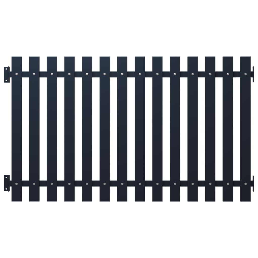 vidaXL Fence Panel Anthracite 170.5x100 cm Powder-coated Steel