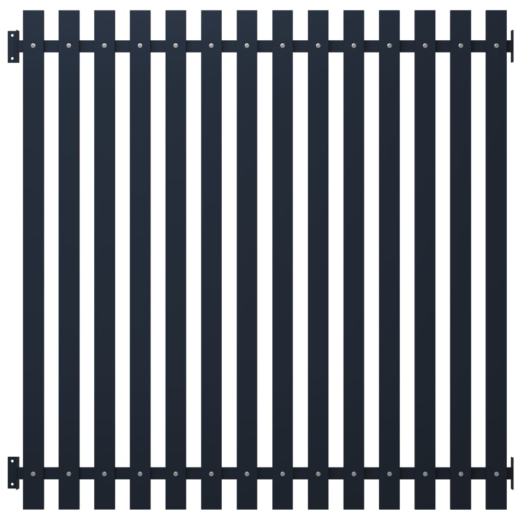 vidaXL Fence Panel Anthracite 170.5x170 cm Powder-coated Steel