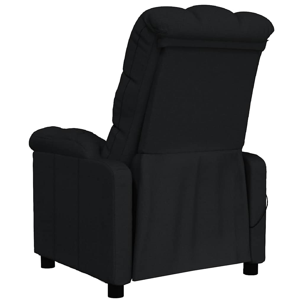 Massage Chair Black Fabric