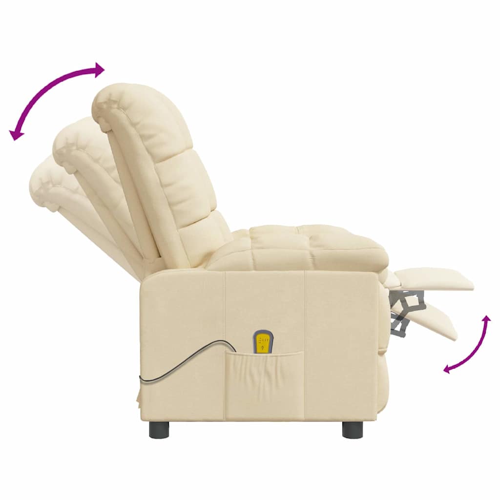 Massage Chair Cream Fabric