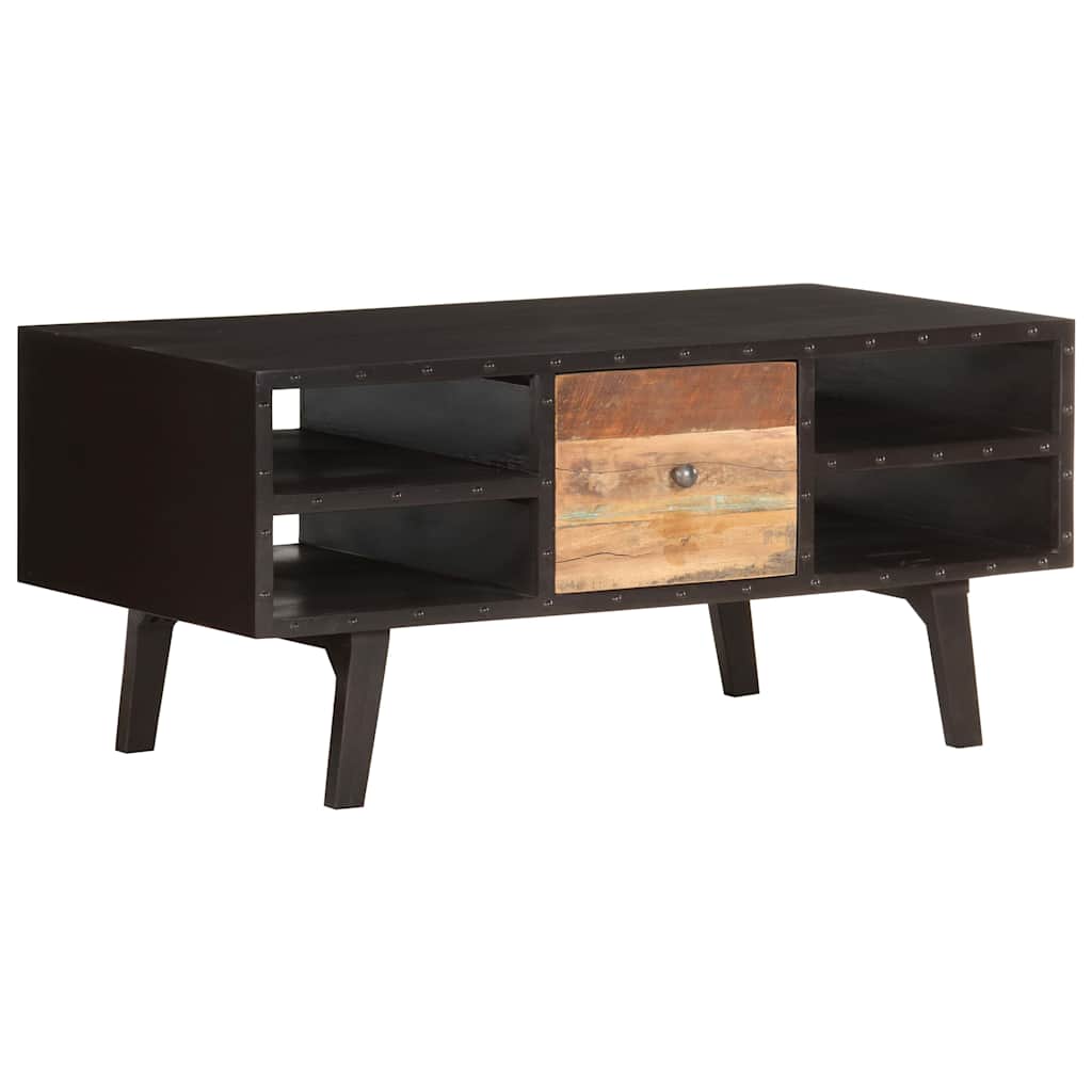 287857 vidaXL Coffee Table 100x50x45 cm Solid Reclaimed Wood