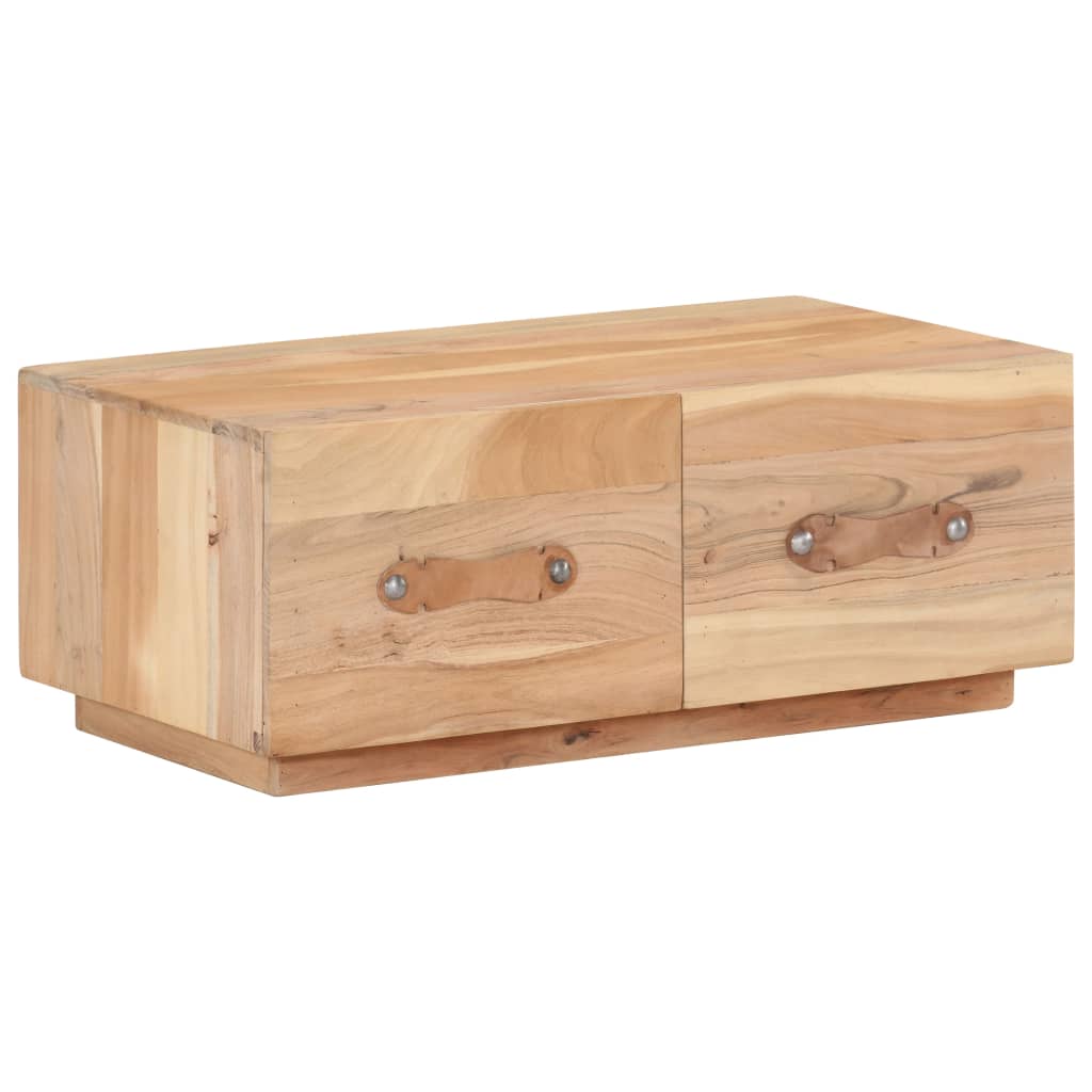 287890 vidaXL Coffee Table 90x50x35 cm Solid Reclaimed Wood