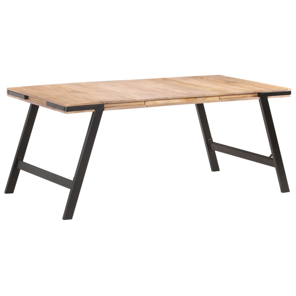 vidaXL Dining Table 180x90x76 cm Solid Mango Wood