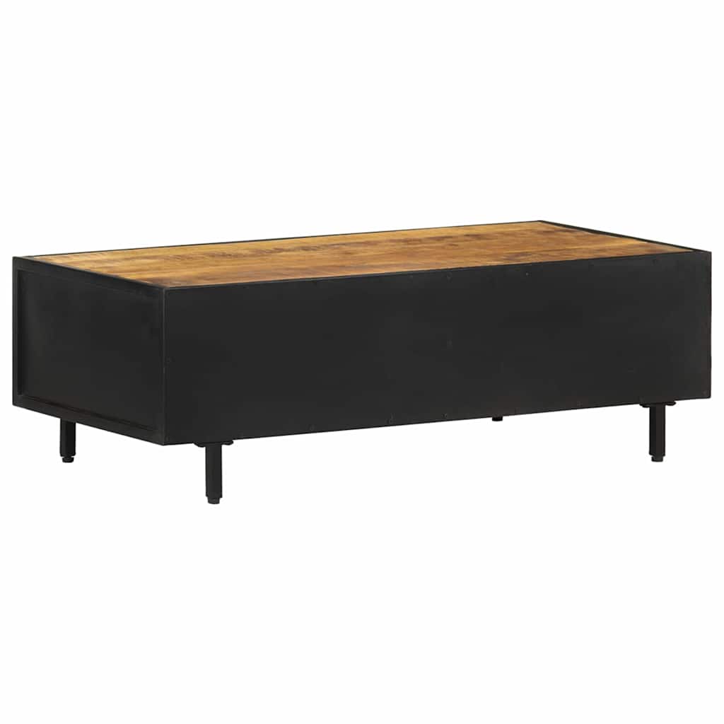 288471 vidaXL Coffee Table 105x50x35 cm Rough Mango Wood