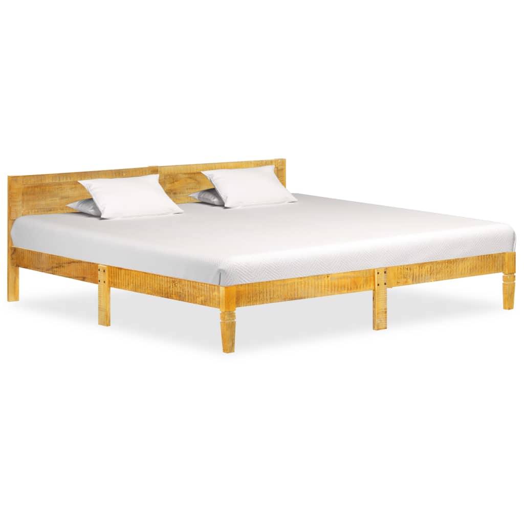 vidaXL Bed Frame Solid Mango Wood 200 cm