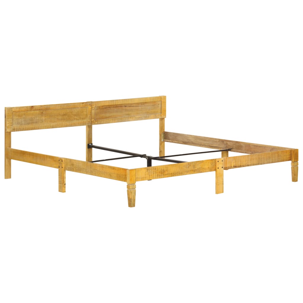 vidaXL Bed Frame Solid Mango Wood 200 cm