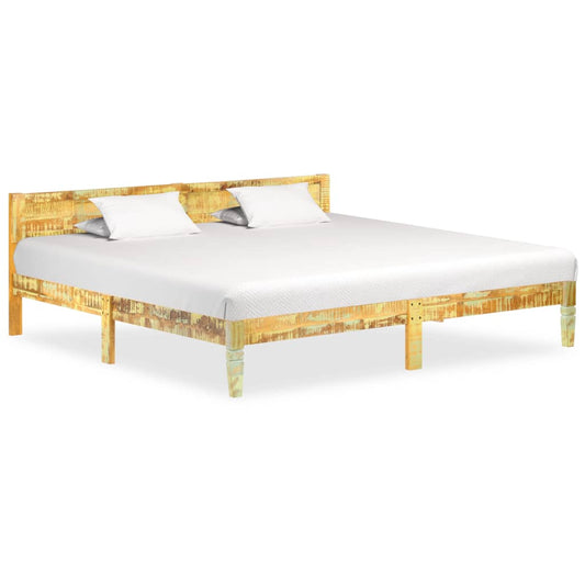 vidaXL Bed Frame without Mattress Solid Reclaimed Wood 200x200cm