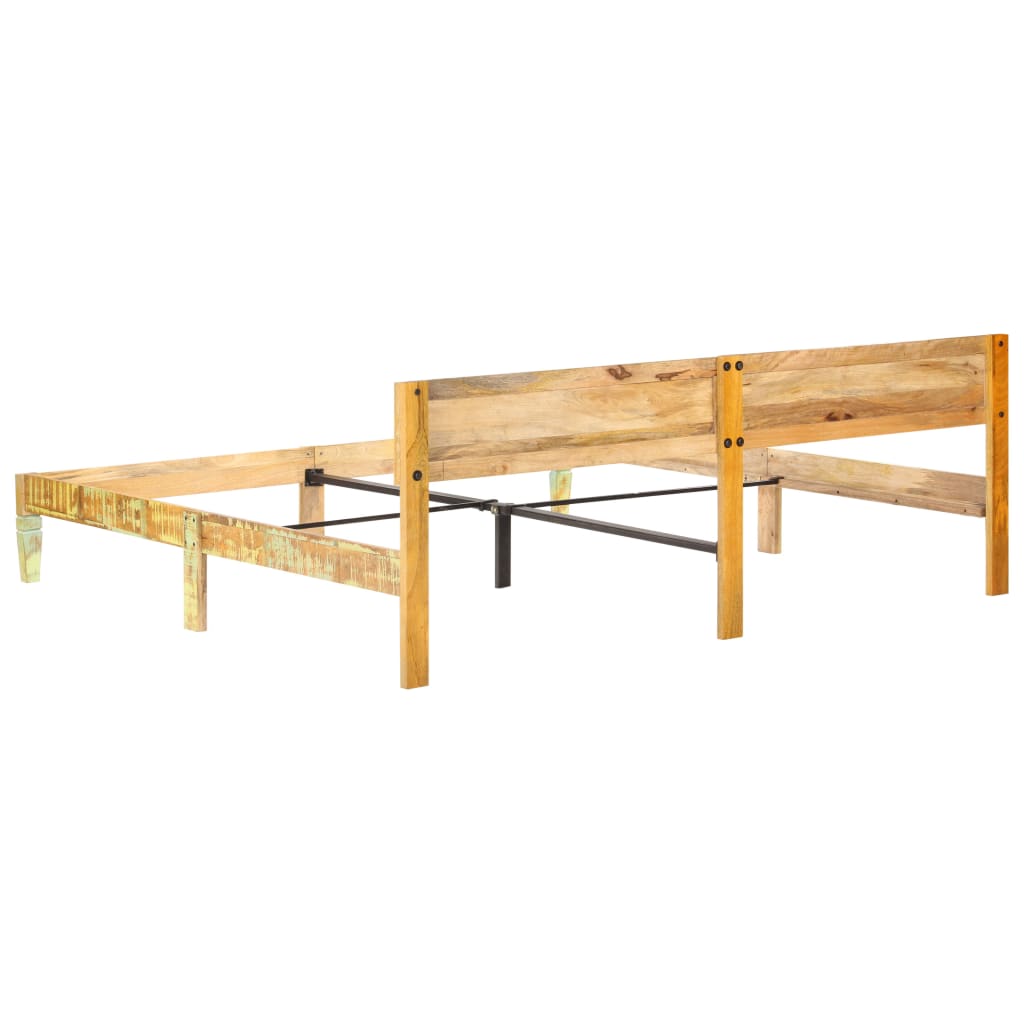 vidaXL Bed Frame without Mattress Solid Reclaimed Wood 200x200cm