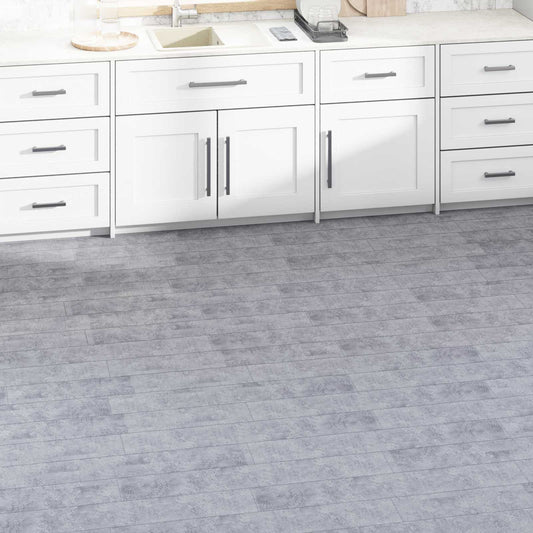 Flooring Planks 36 pcs Cement Grey 5.02 m² PVC