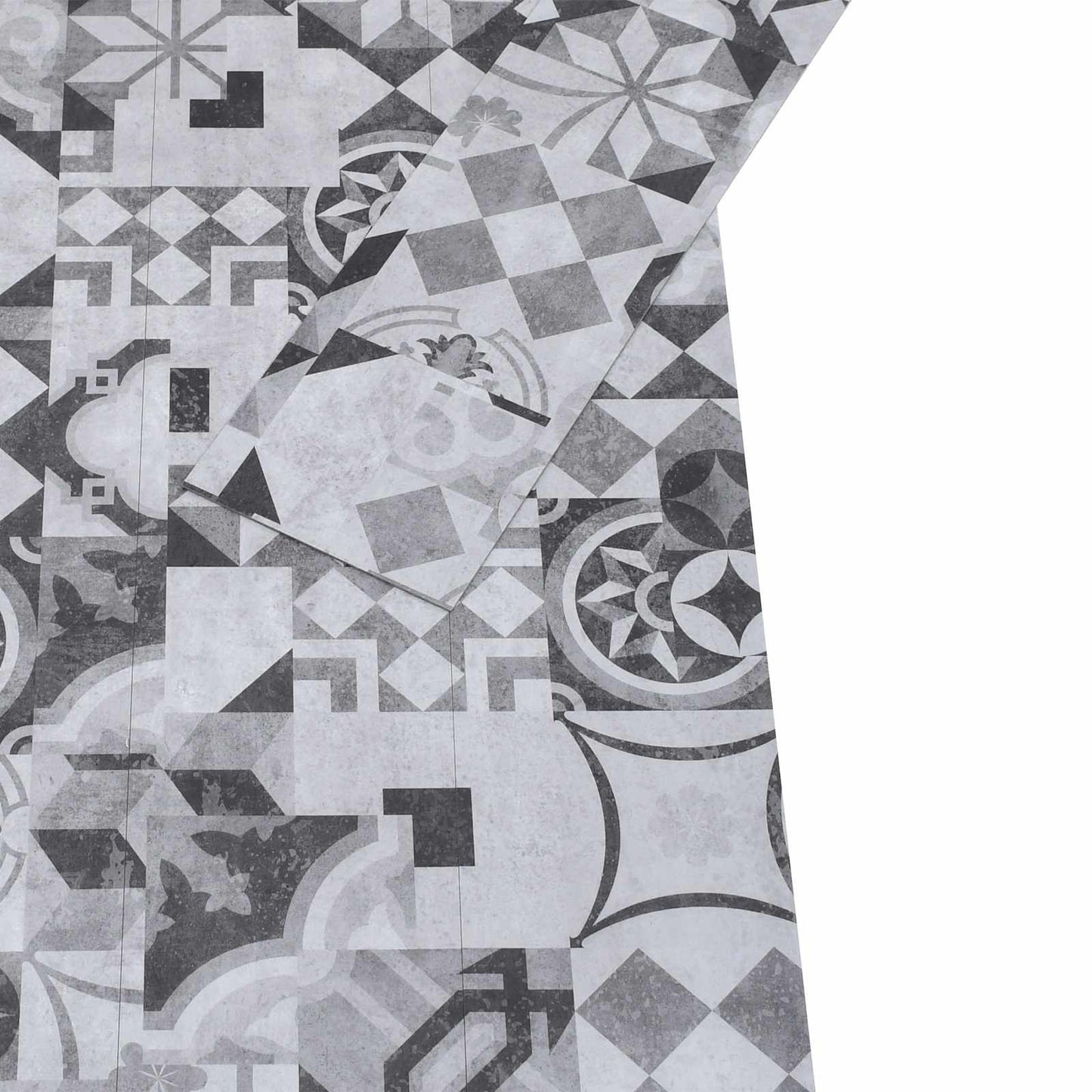 Flooring Planks 5.02 m² 36 pcs PVC Grey pattern
