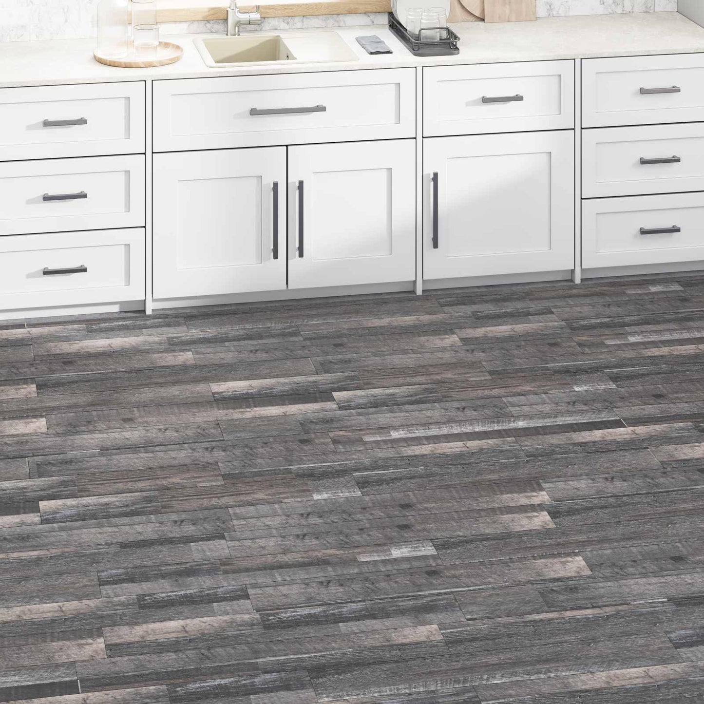 Flooring Planks 5.02 m² 36 pcs PVC Industrial wood