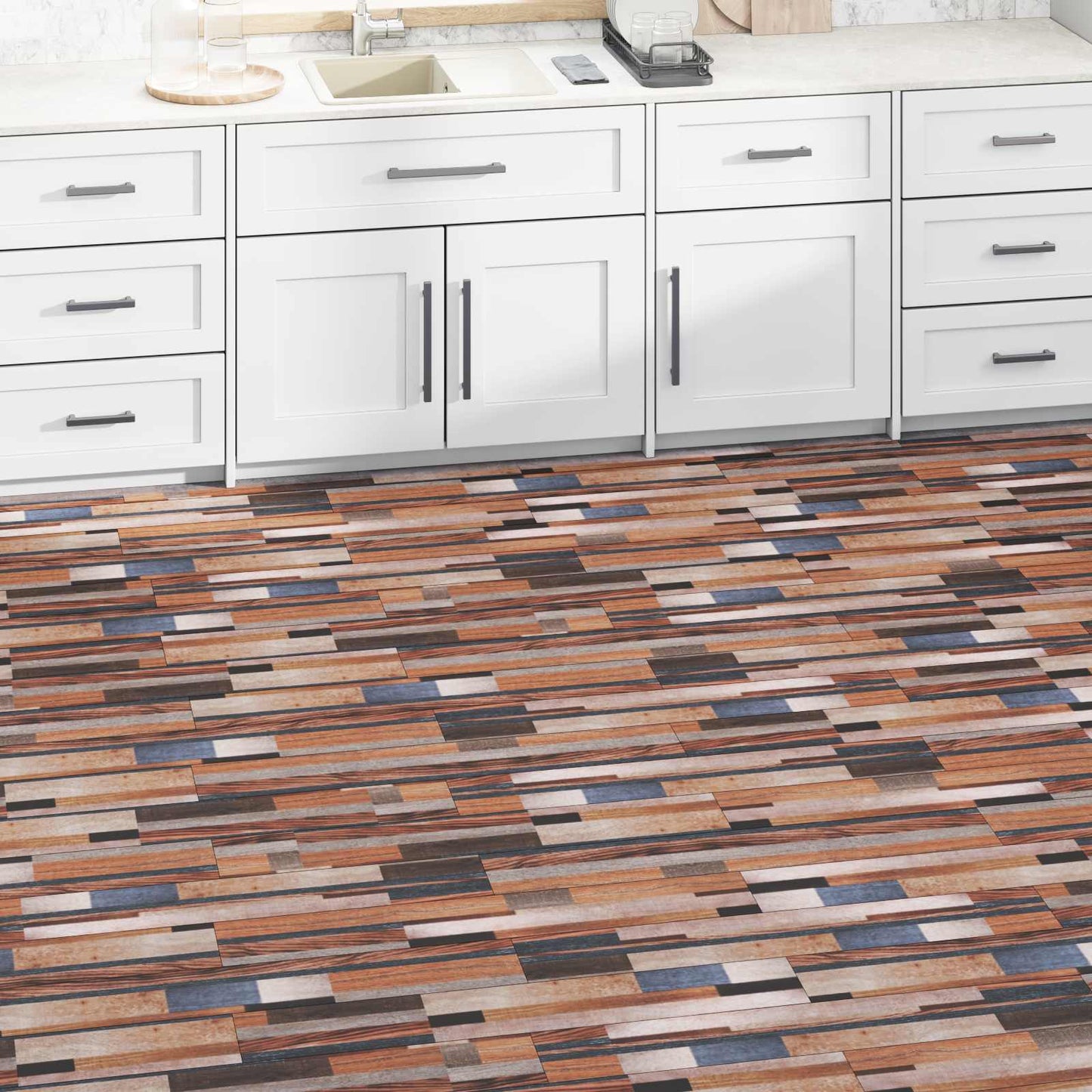 Flooring Planks 36 pcs Multicolour 5.02 m² PVC
