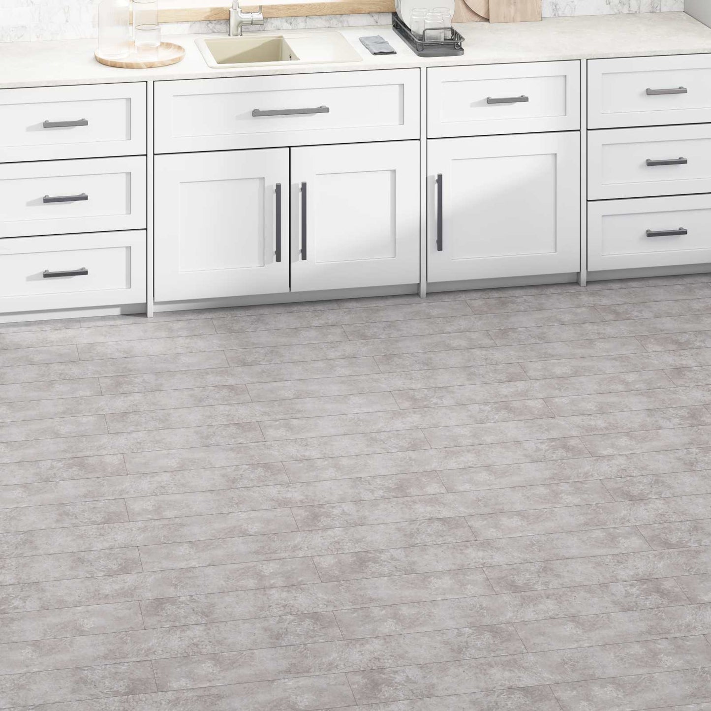 Flooring Planks 36 pcs Earth Grey 5.02 m² PVC