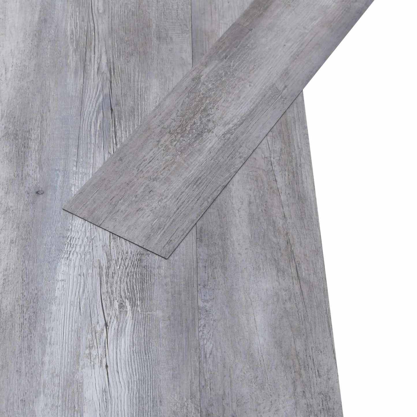 Flooring Planks 5.02 m² 36 pcs PVC Matte wood grey