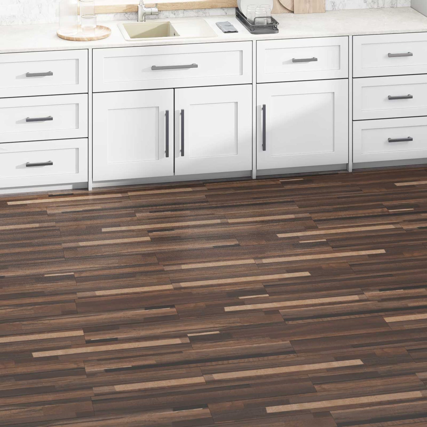 Flooring Planks 5.02 m² 36 pcs PVC Striped brown