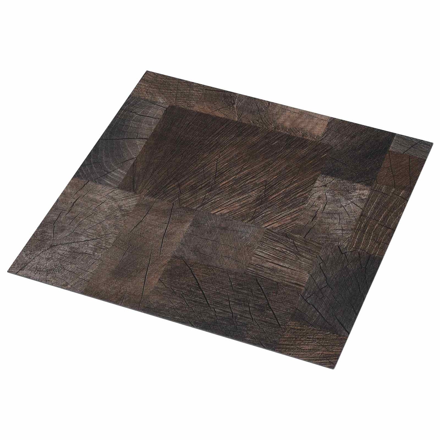 Flooring Planks 5.11 m² 55 pcs PVC Wood structure brown