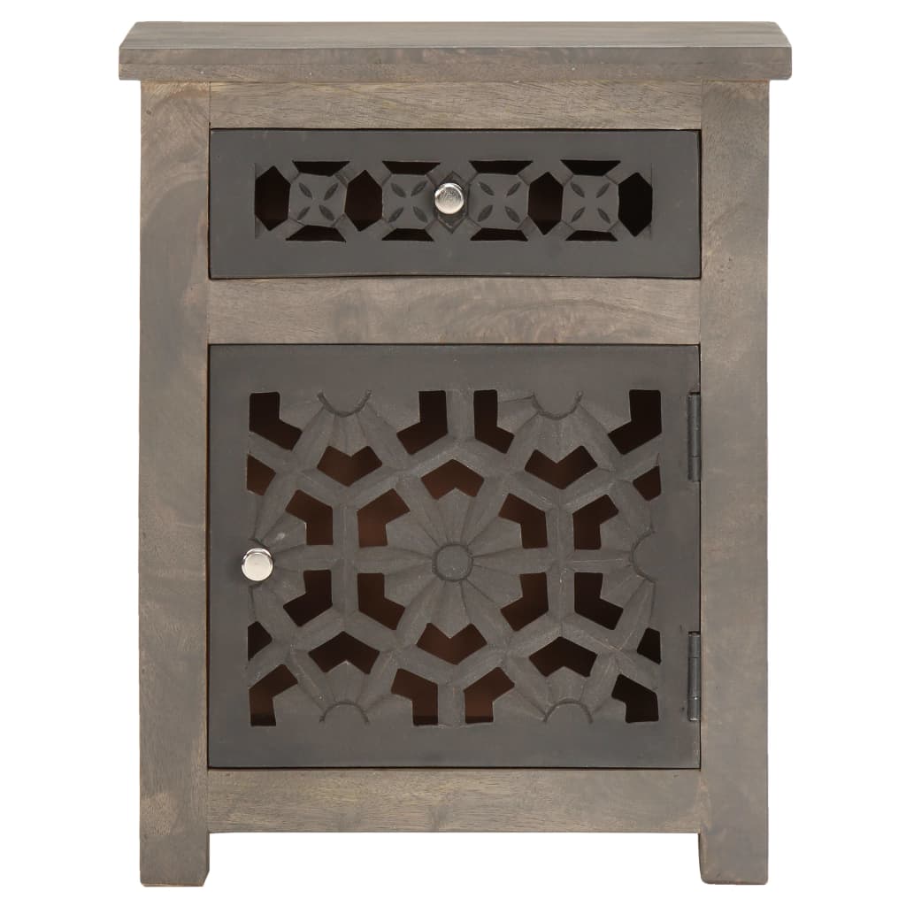 Bedside Cabinet 40x30x50 cm Solid Mango Wood
