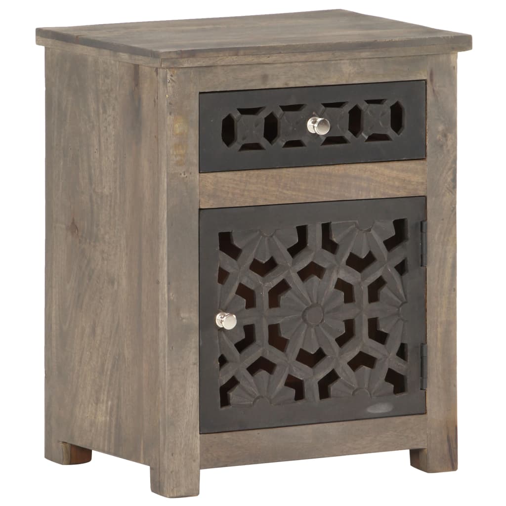 Bedside Cabinet 40x30x50 cm Solid Mango Wood
