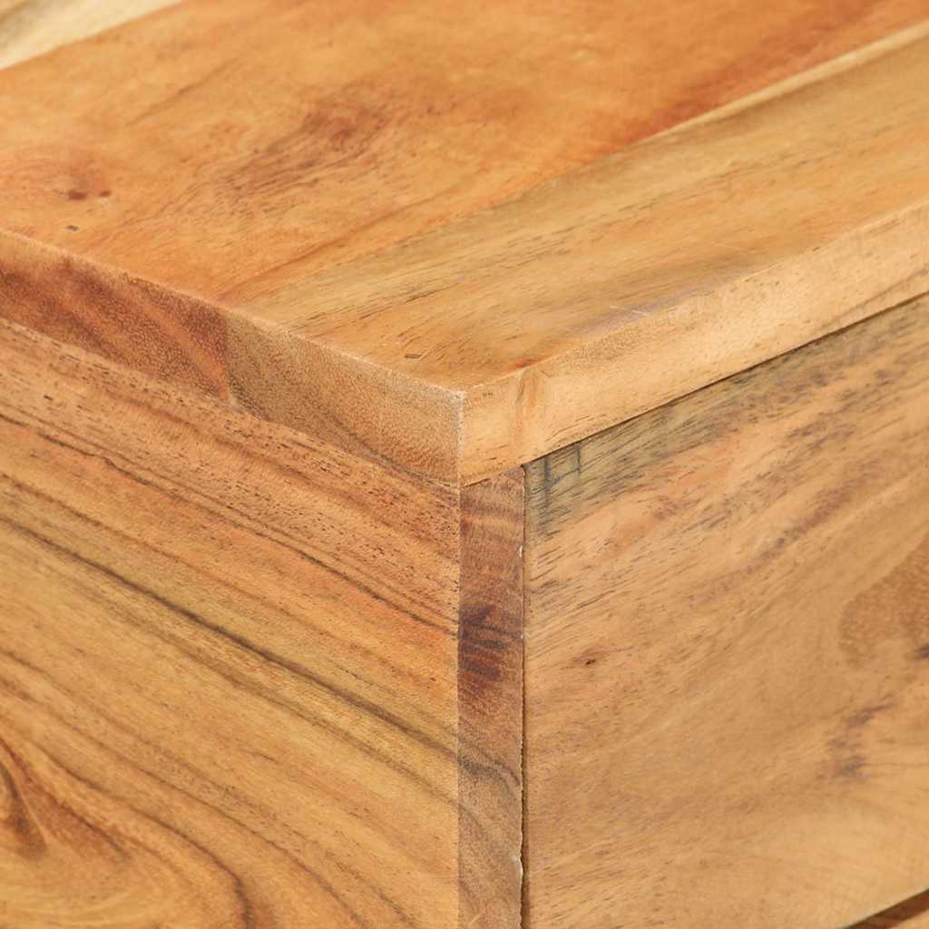 289090 vidaXL U-Shaped Side Table 45x30x61cm Solid Acacia Wood