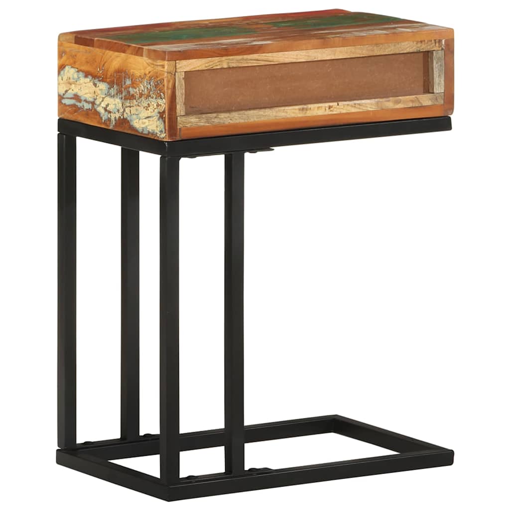 289092 vidaXL U-Shaped Side Table 45x30x61 cm Solid Reclaimed Wood