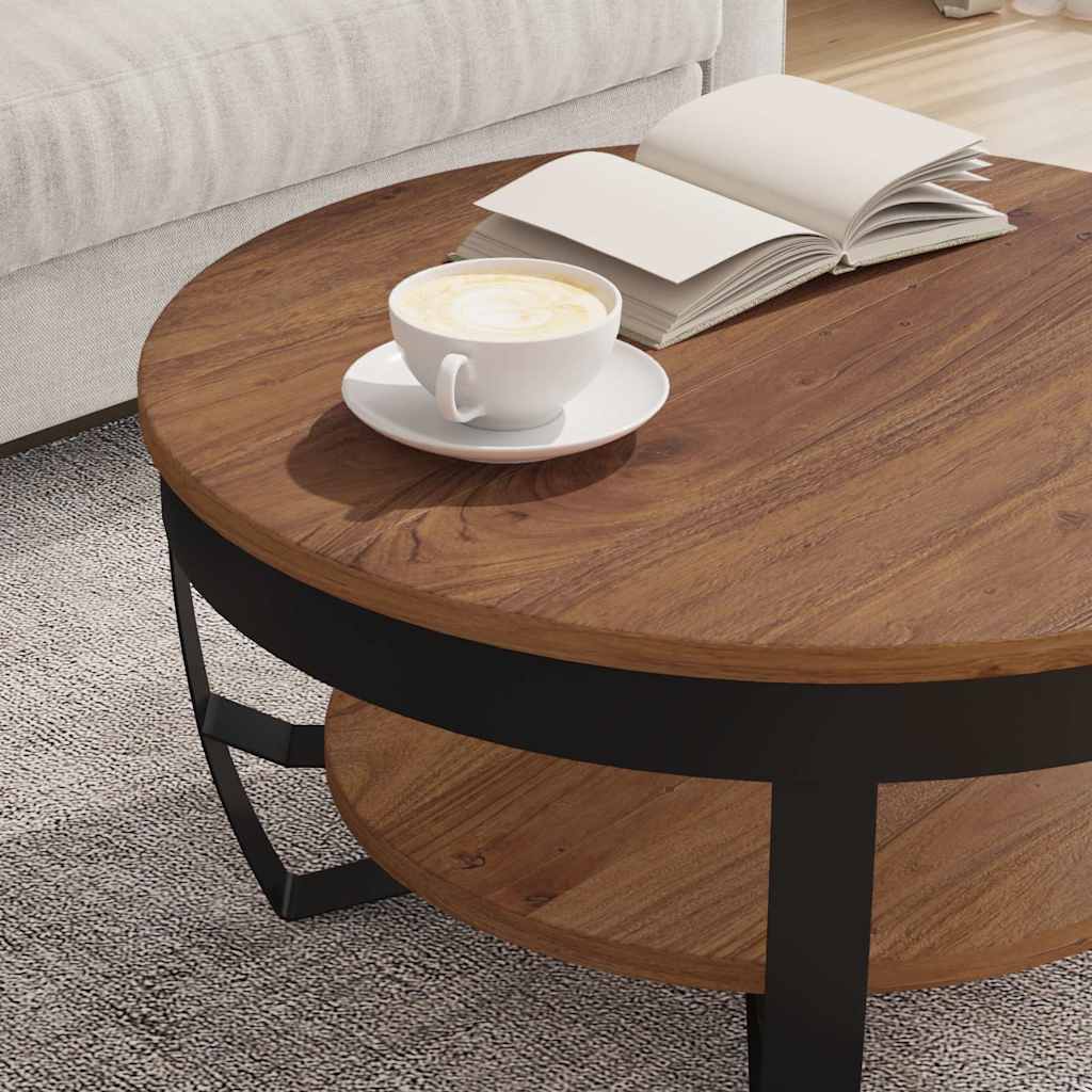 289616 vidaXL Coffee Table 65x65x32 cm Solid Acacia Wood