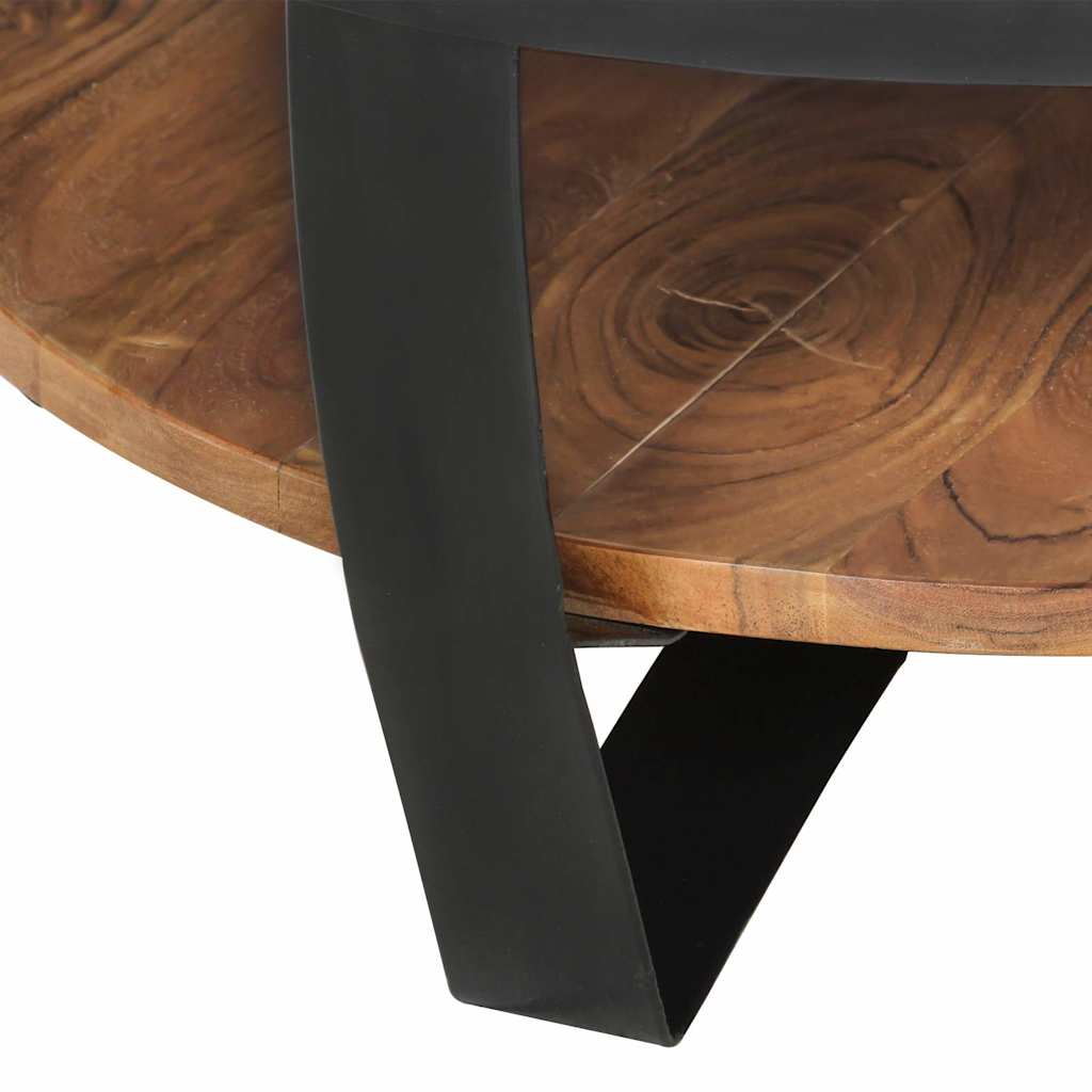 289616 vidaXL Coffee Table 65x65x32 cm Solid Acacia Wood