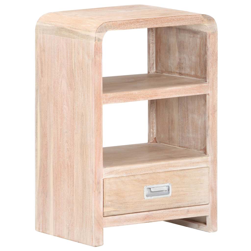 289632 vidaXL Bedside Table 40x30x60 cm Solid Acacia Wood