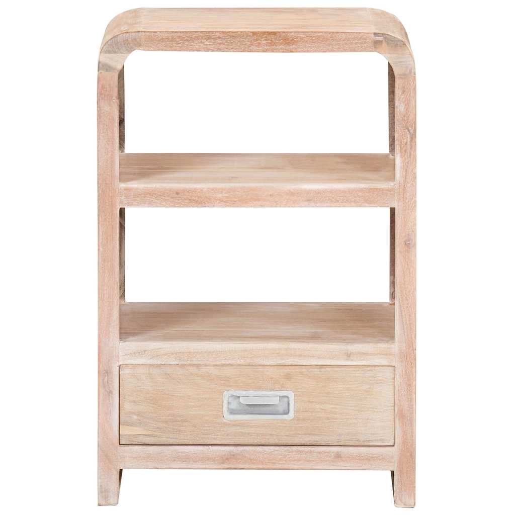 289632 vidaXL Bedside Table 40x30x60 cm Solid Acacia Wood