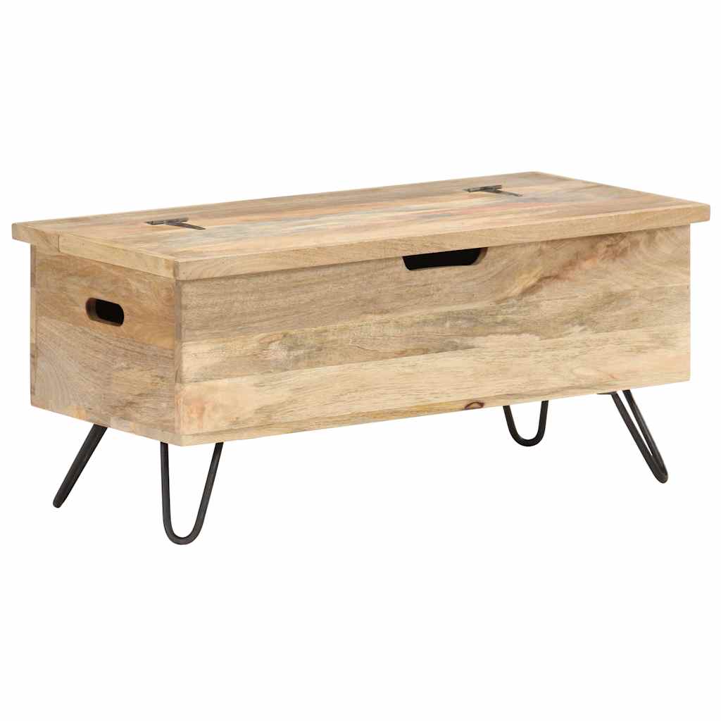 289635 vidaXL Chest 90x40x45 cm Solid Mango Wood
